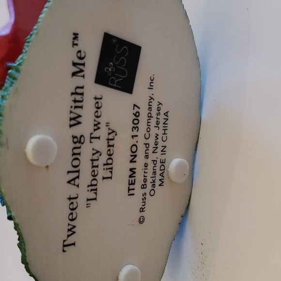 Russ berrie red bird with drum - Picture 4 of 4